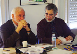 C. Sidney Burrus (l.), Peter Burnhill (r.)